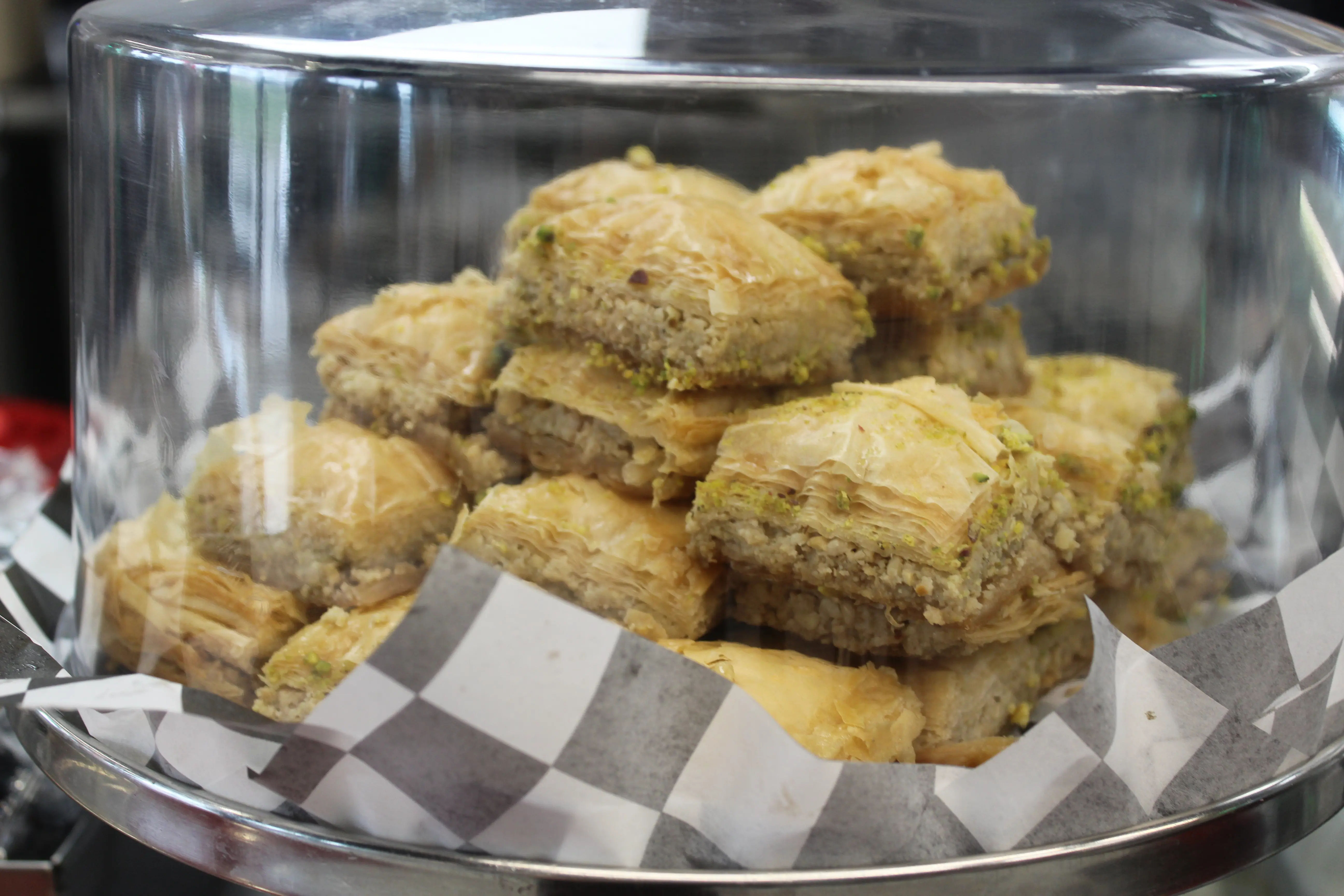 baklava in a glass